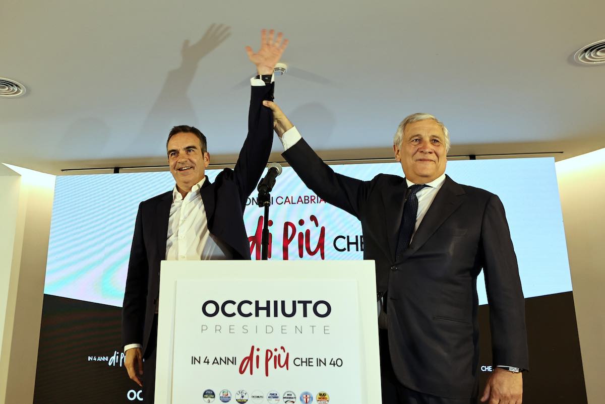 roberto occhiuto regionali calabria antonio tajani