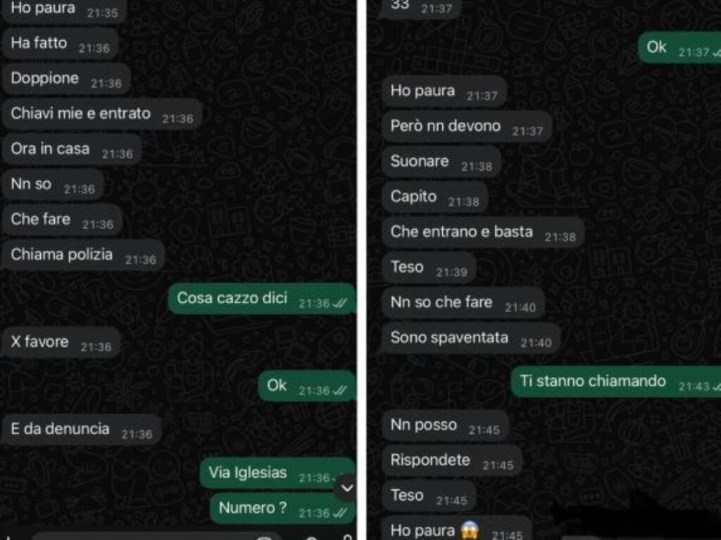 pamela genini gianluca soncin chat messaggi