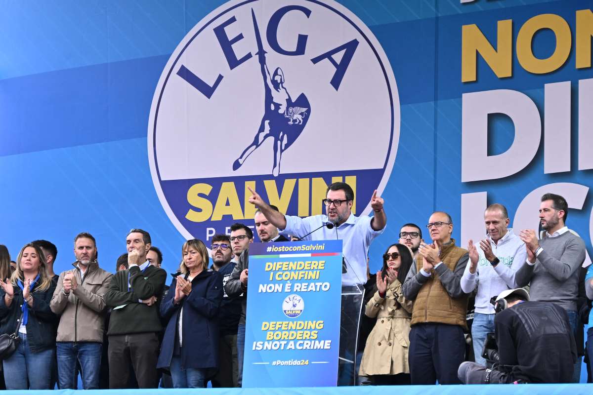 Salvini pontida LEGA