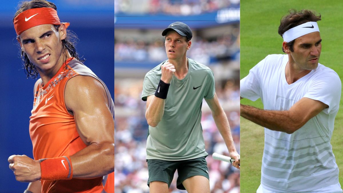 sinner nadal federer