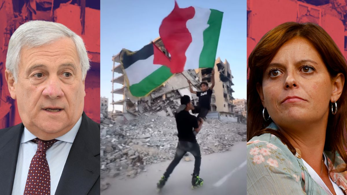 Da Tajani A Ilaria Salis Come Il Video Da Gaza Con Il Tricolore Da Tajani A Ilaria Salis Come Il Video Da Gaza Con Il Tricolore