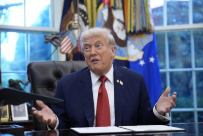 Donald Trump studio ovale