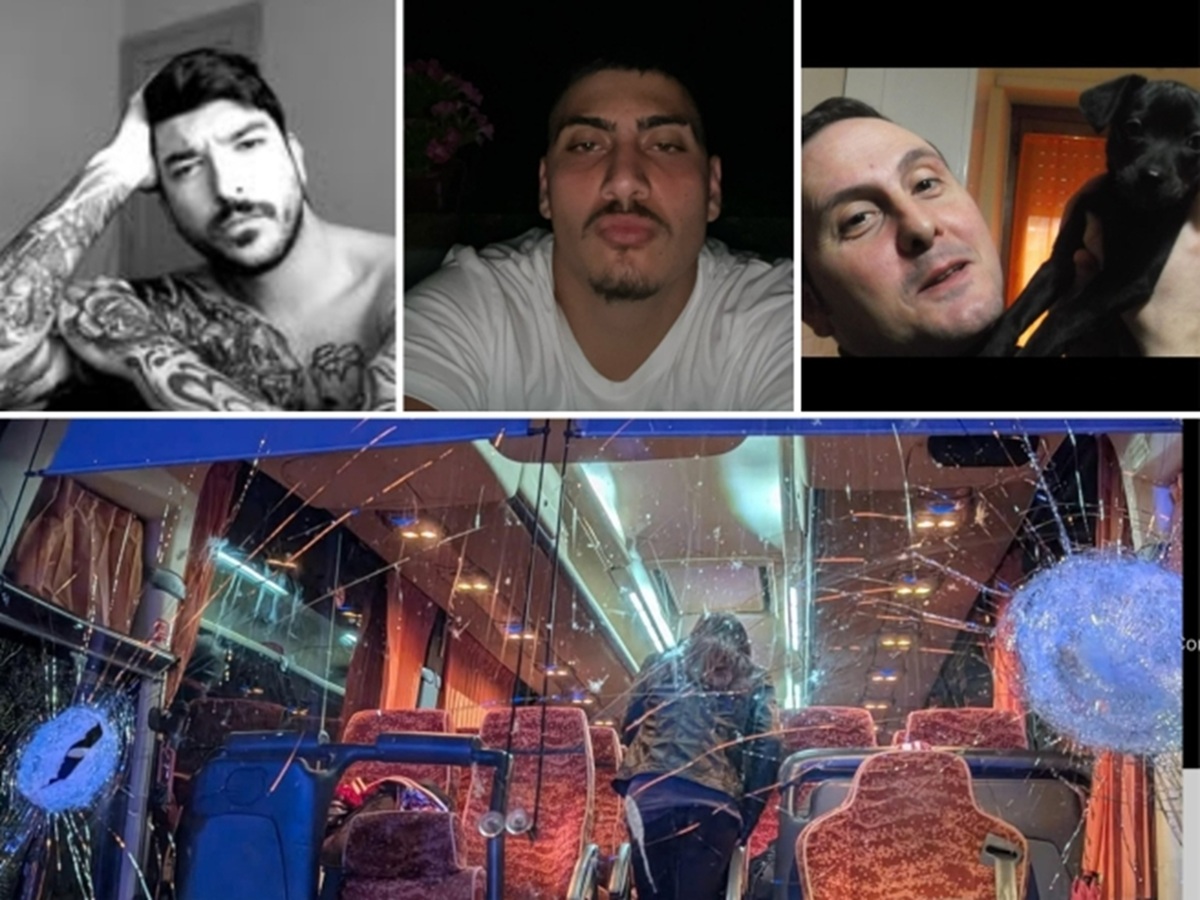 ultras rieti arresti autista pullman manuel fortuna kevin pellecchia alessandro barberini