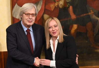 vittorio sgarbi depressione dimissioni governo giorgia meloni