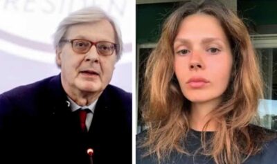 Vittorio Sgarbi e la figlia Evelina