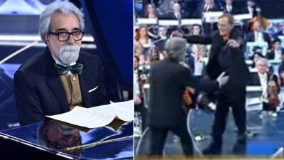 beppe vessicchio roberto vecchioni sanremo