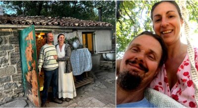 famiglia nel bosco abruzzo