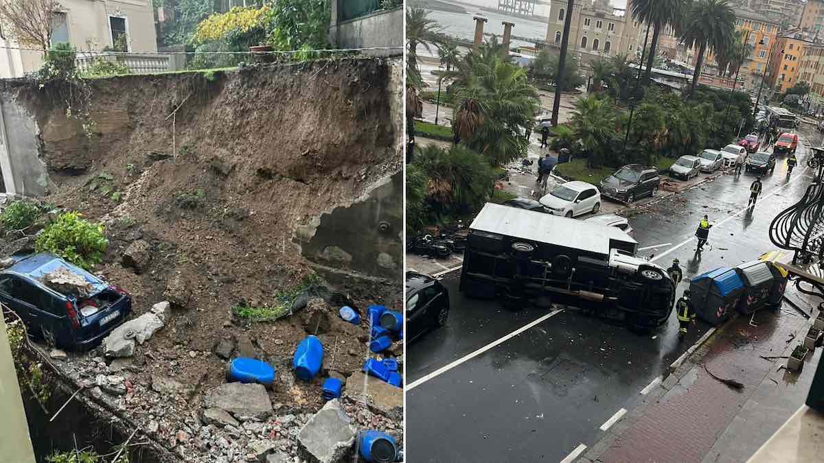 genova diluvio maltempo