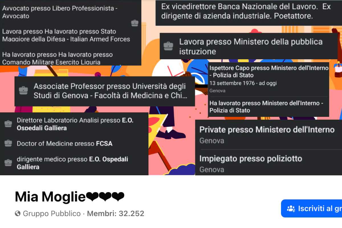gruppo facebook mia moglie iscritti