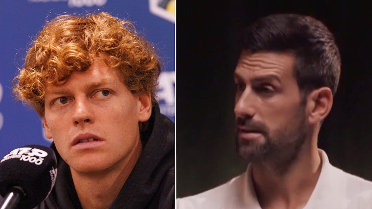 jannik sinner novak djokovic doping tennis