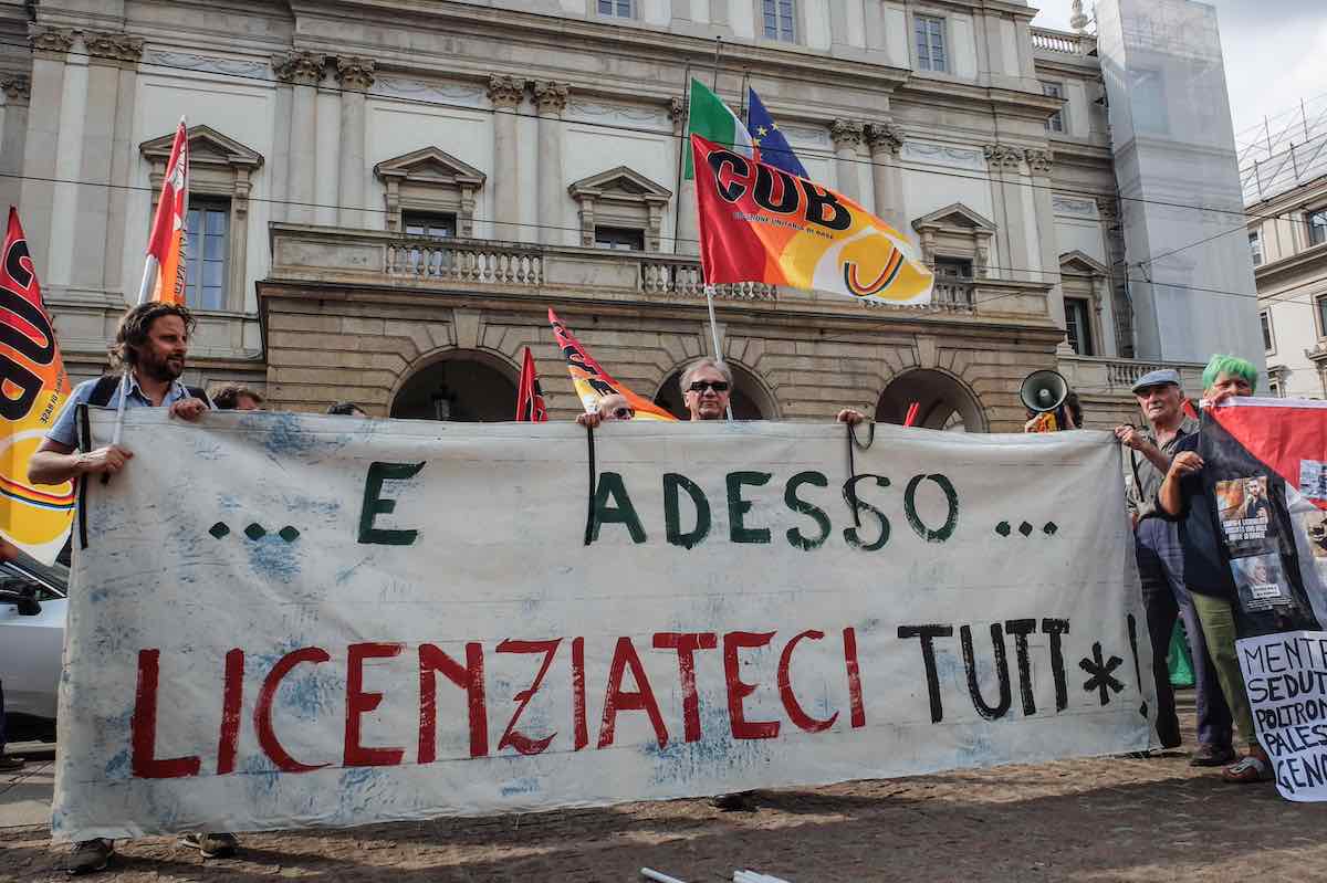 licenziamento palestina libera teatro scala