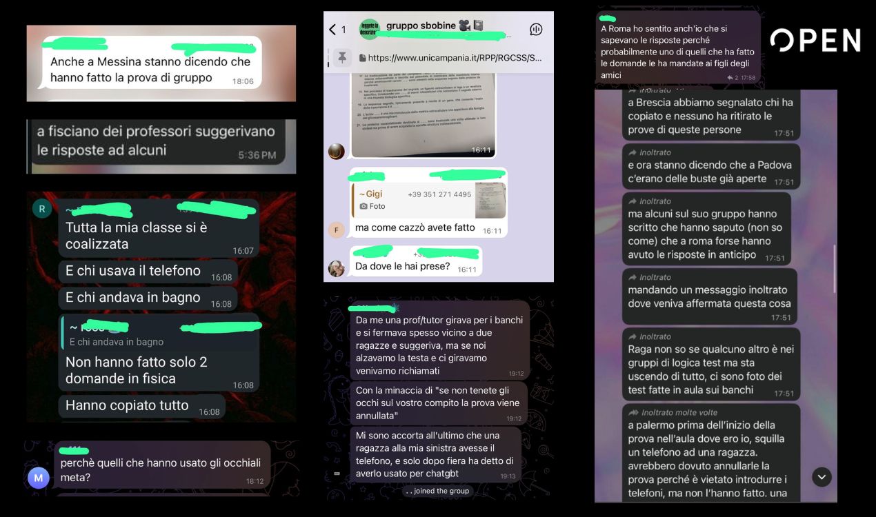 Test medicina studenti hanno copiato