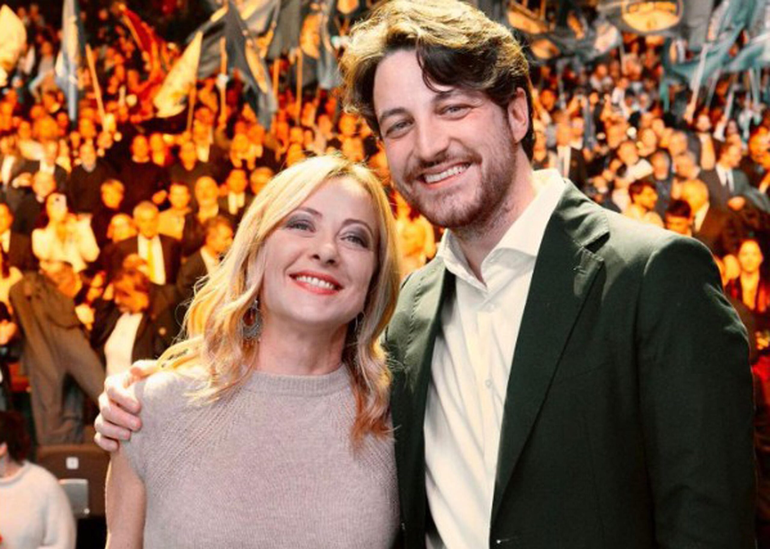 giorgia meloni alberto stefani
