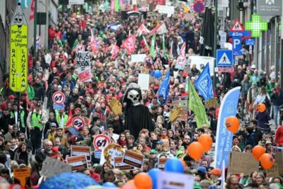 sciopero belgio austerity