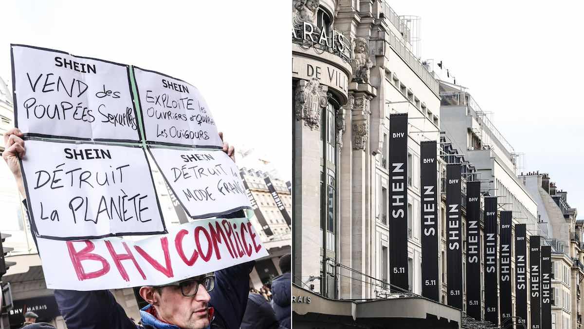 shein parigi bambole protesta