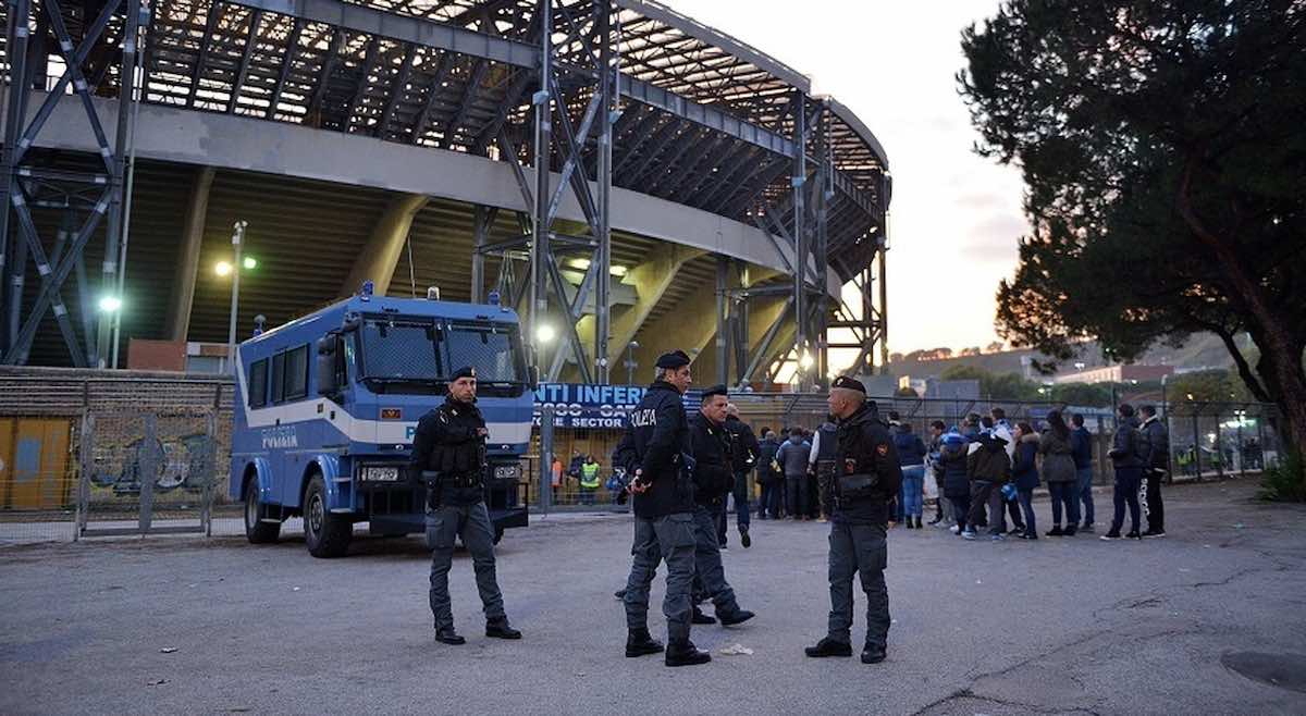 stadio maradona polizia maradona