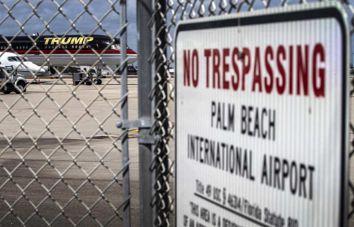trump palm beach no fly zone traffico