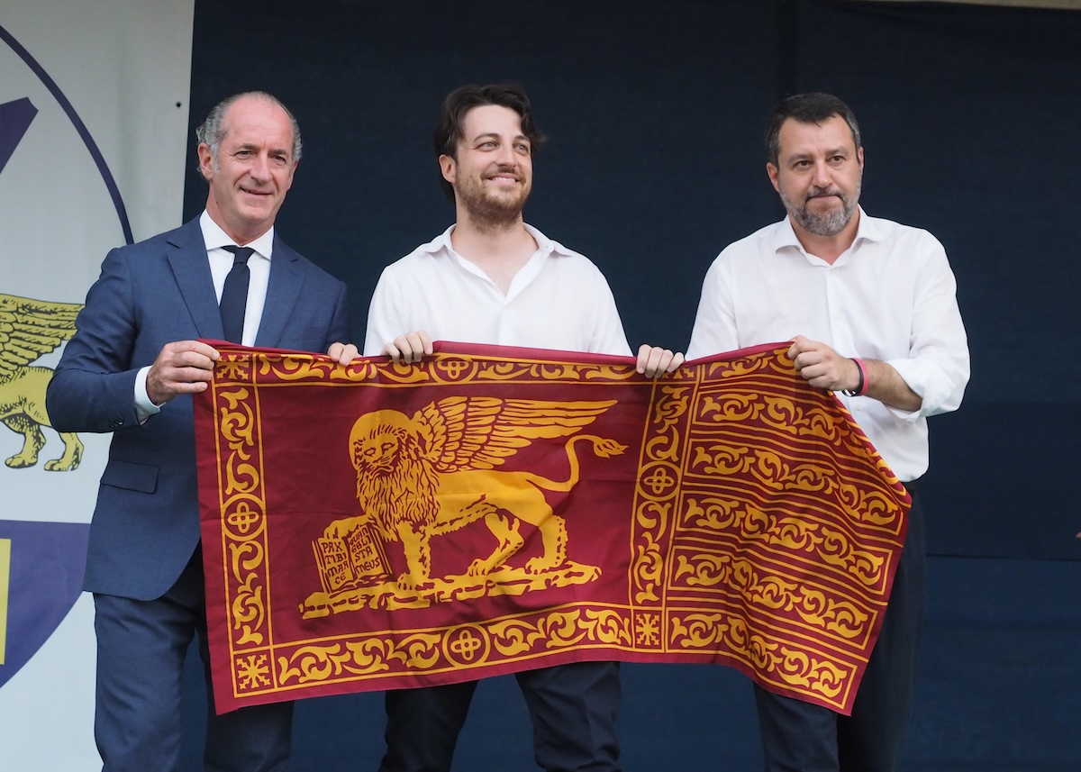 luca zaia alberto stefani matteo salvini