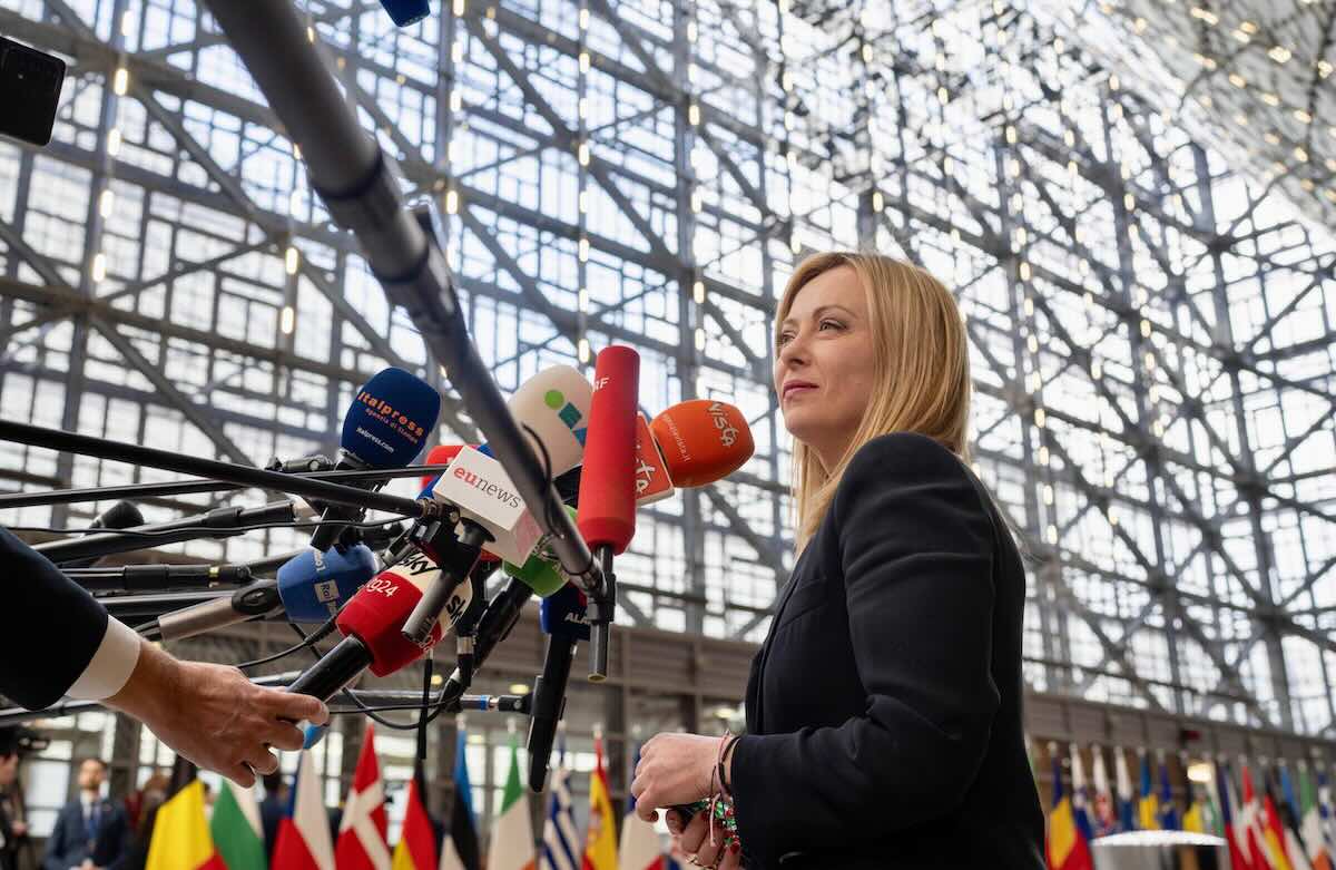 Giorgia Meloni Consiglio Ue