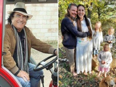 al bano famiglia nel bosco