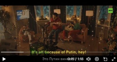 colpa di putin video tv russa