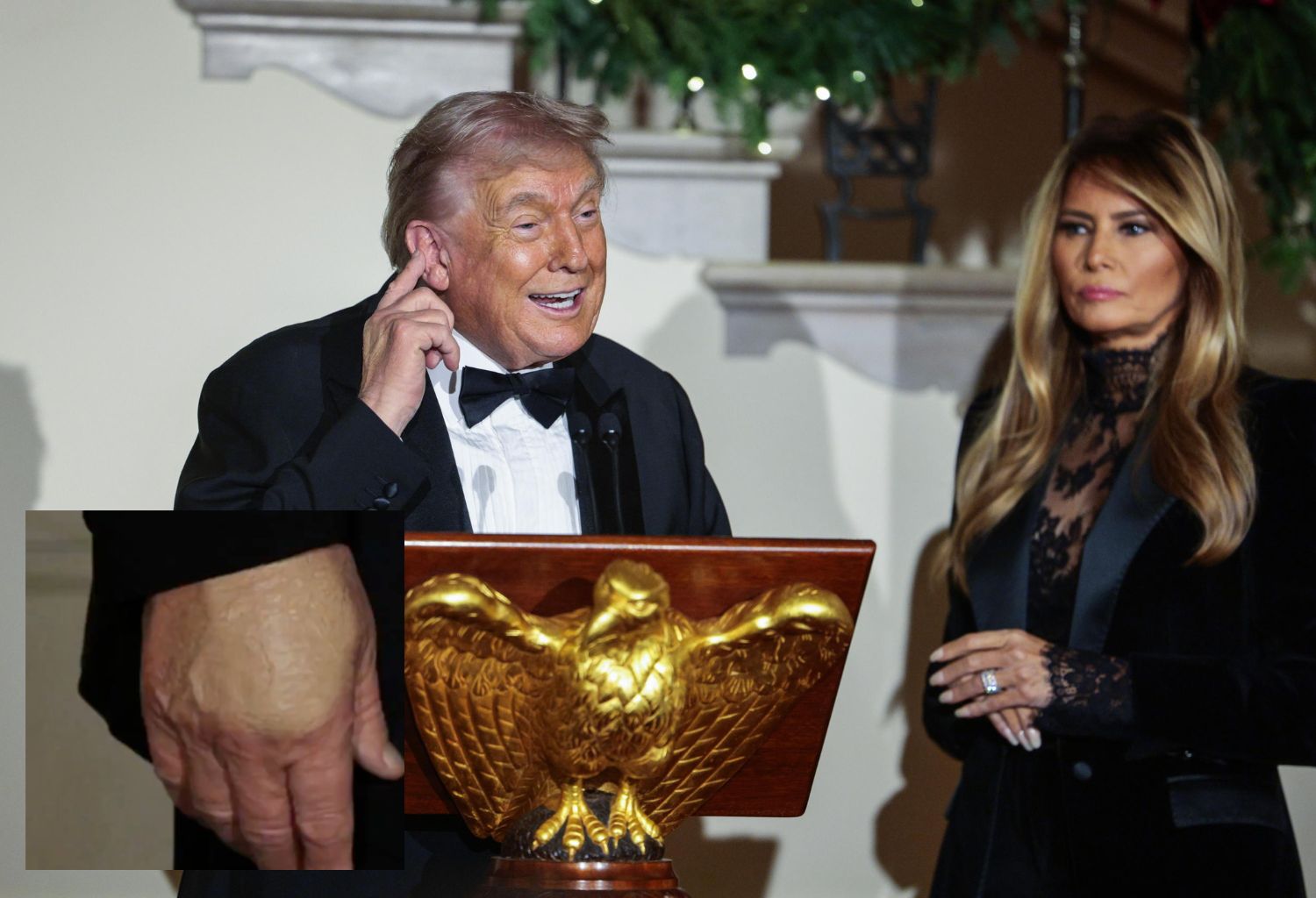 Donald Trump, mano truccata