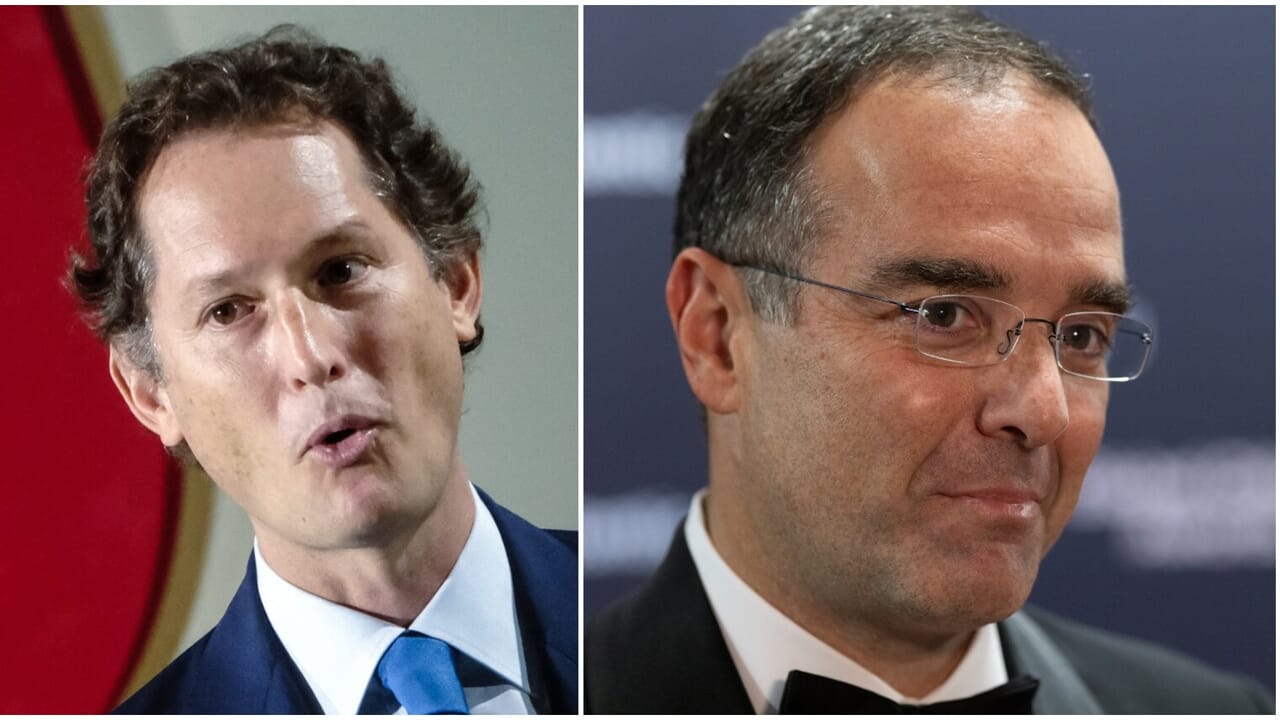 John Elkann e Theodor Kyriakou