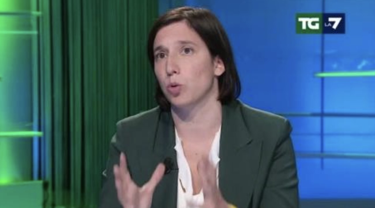 Elly Schlein al TgLa7