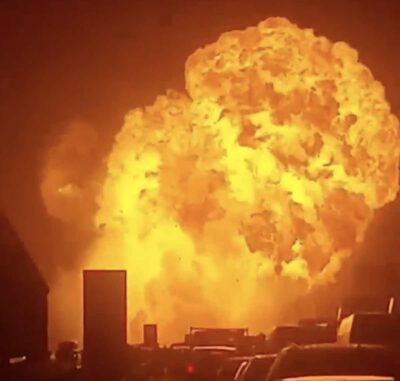 esplosione autobotte