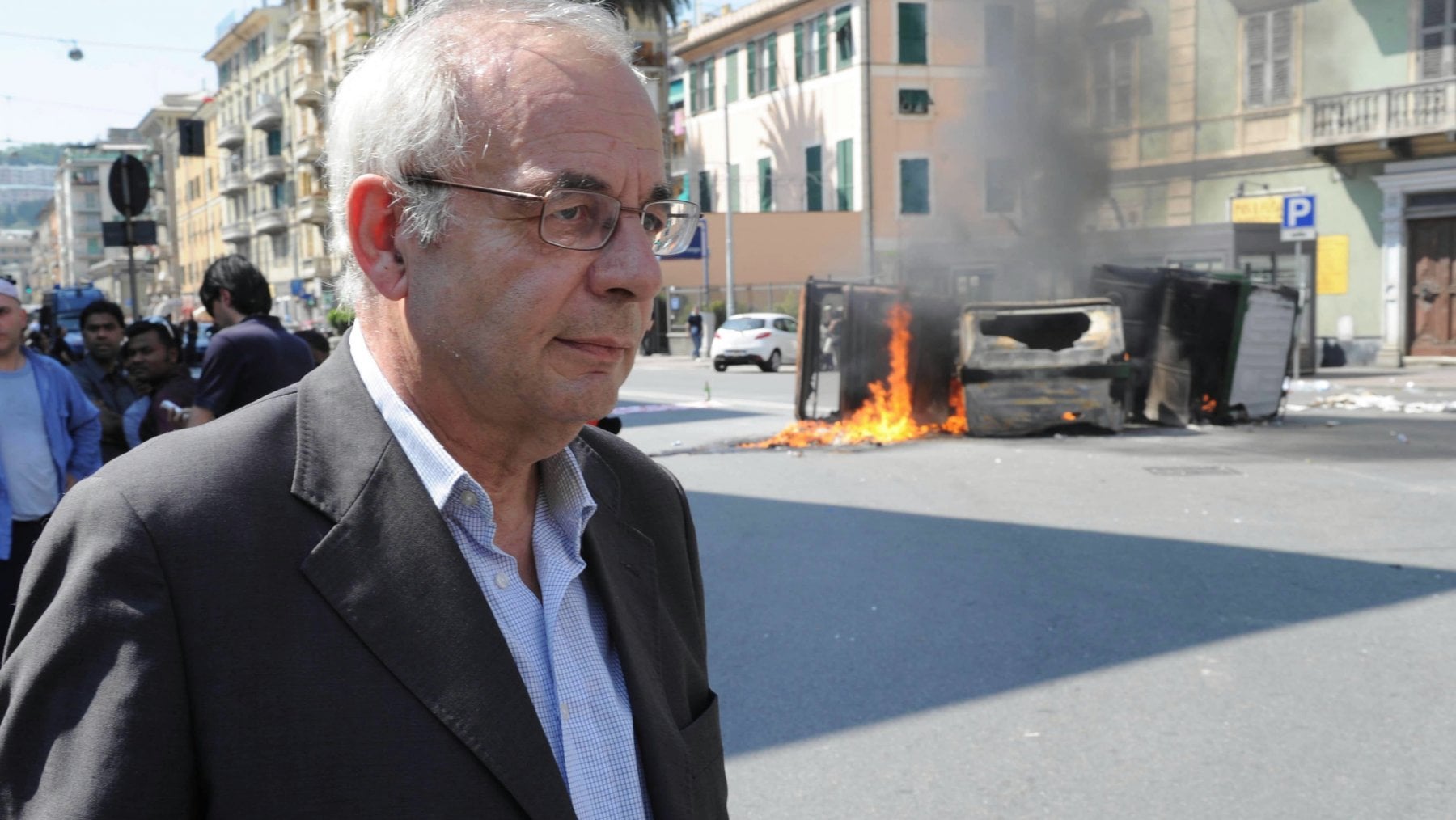 franco grondona fiom ilva botte polizia