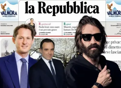 leonardo maria del vecchio john elkann antenna gedi offerte