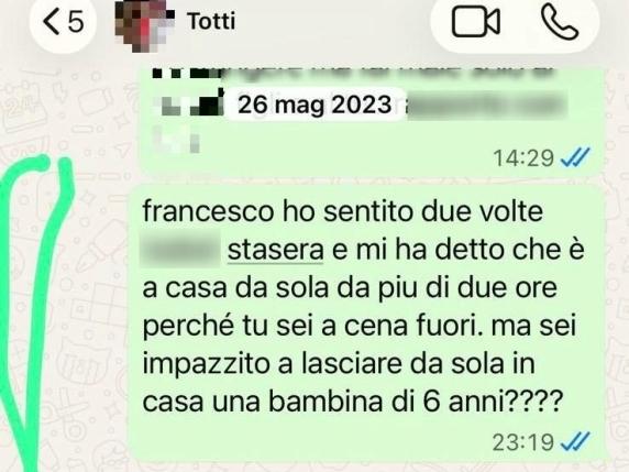 messaggio ilary blasi francesco totti