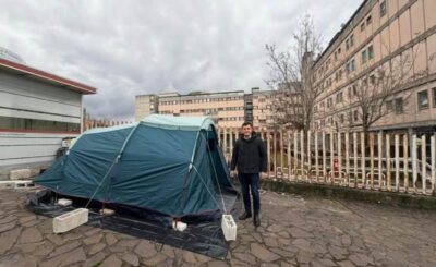 sindaco-isernia-tenda-ospedale