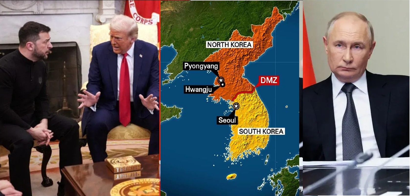 soluzione coreana guerra ucraina russia vladimir putin volodymyr zelensky donald trump 1