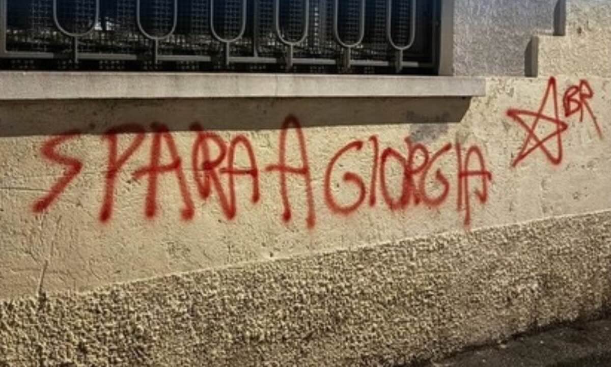 spara a giorgia scritta br varese