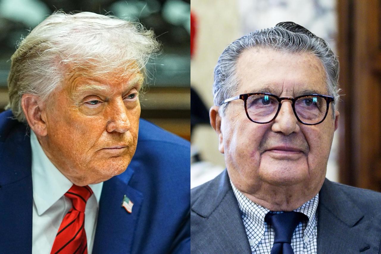 Donald Trump e Carlo De Benedetti