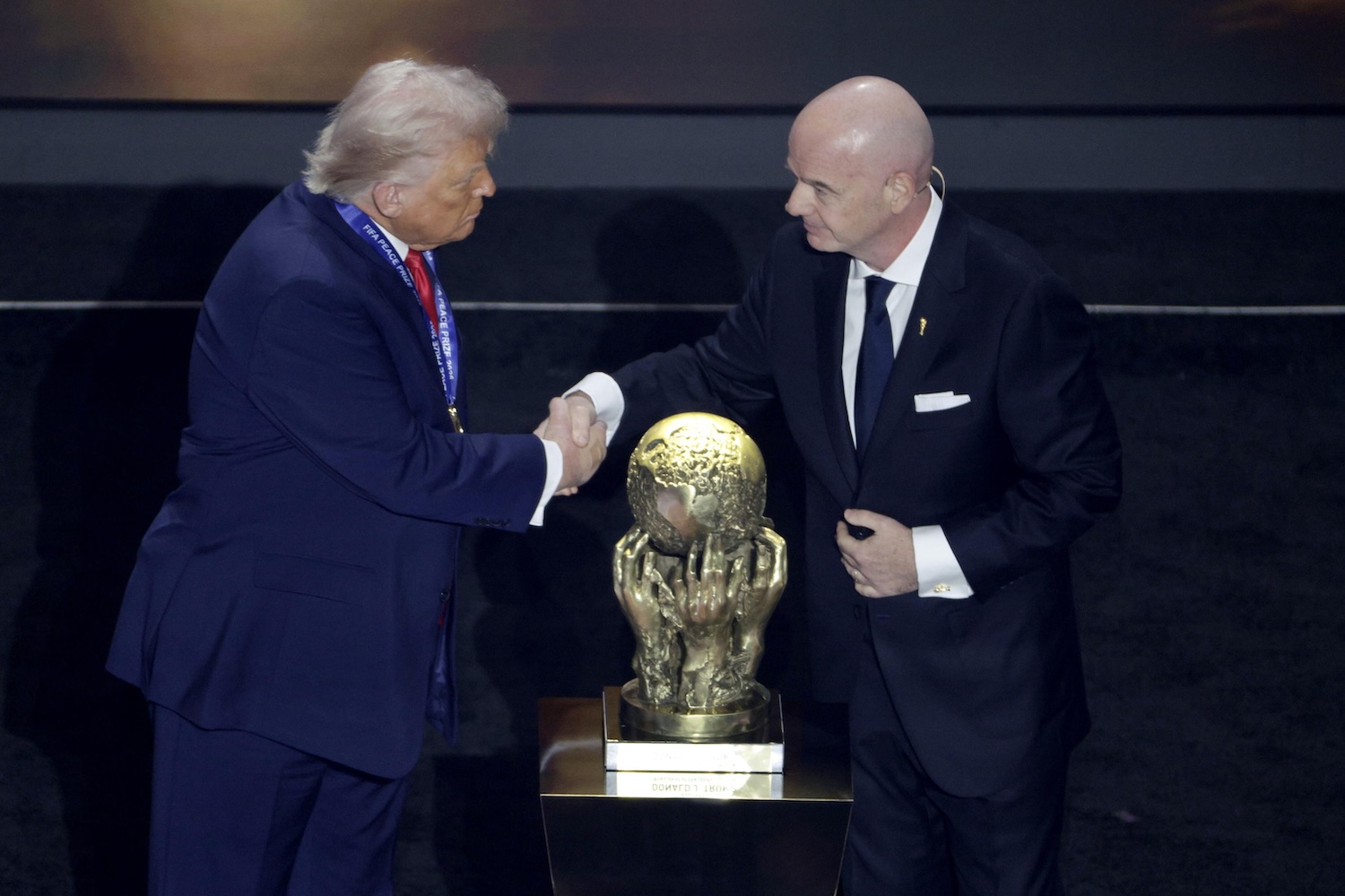 Donald Trump e Gianni Infantino