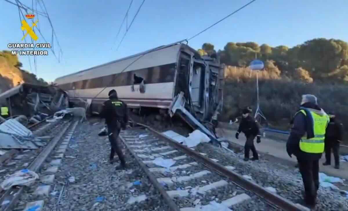 Treno deragliamento Spagna