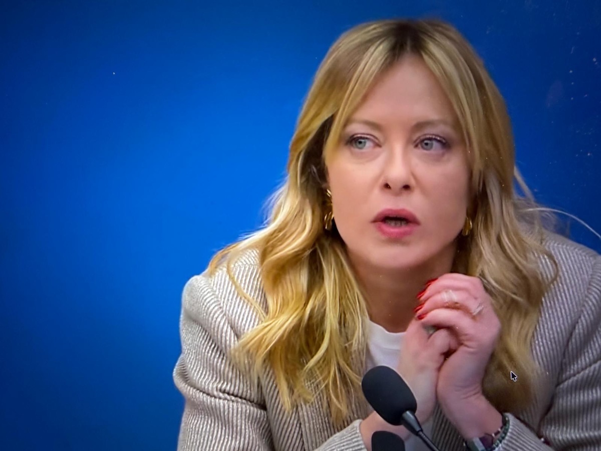 meloni conf stampa inizio anno