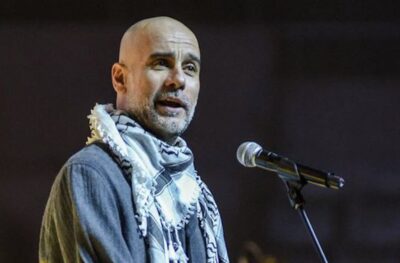 guardiola discorso bambini gaza video