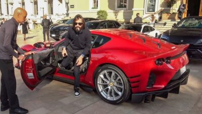 leonardo maria del vecchio indagine incidente stradale ferrari