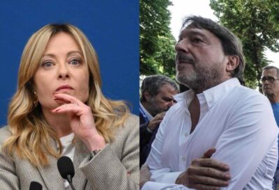 Giorgia Meloni e Sigfrido Ranucci
