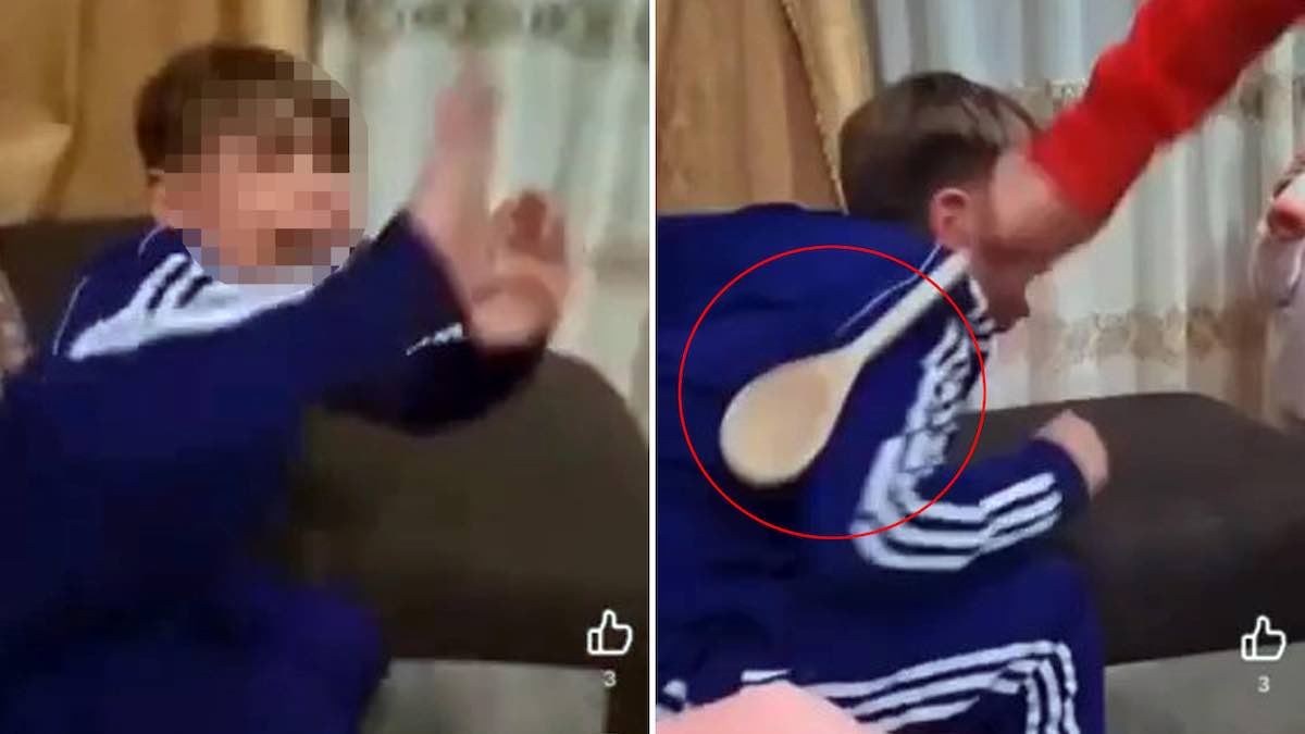 picchiato mestolo legno