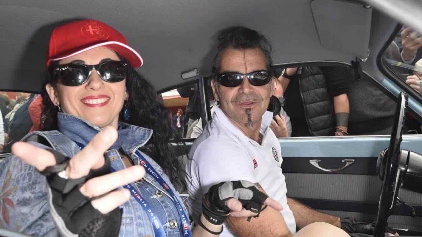 Piero Pelù e Gianna Fratta