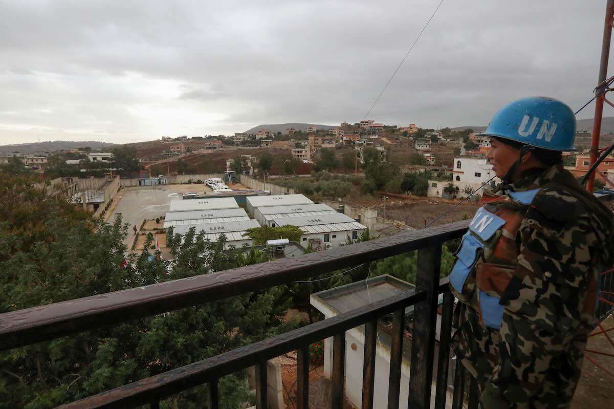 unifil spari idf caschi blu libano