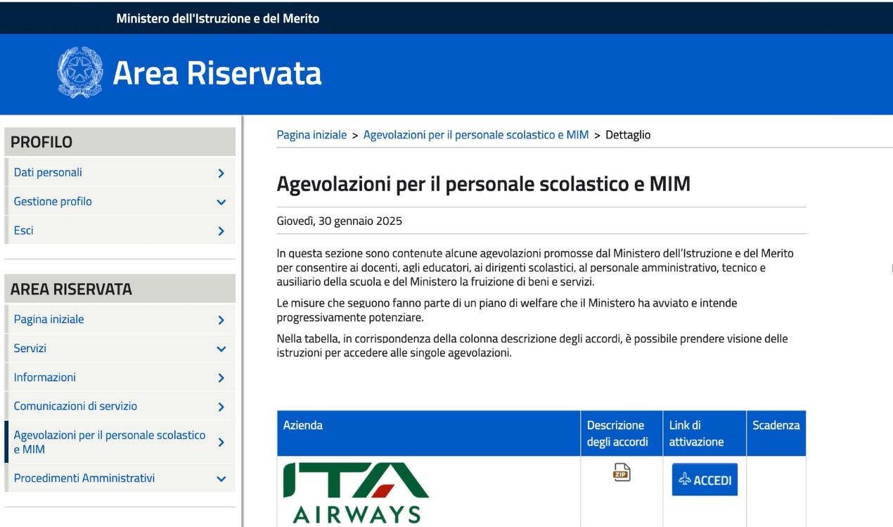 Come accedere agli sconti per personale scolastico