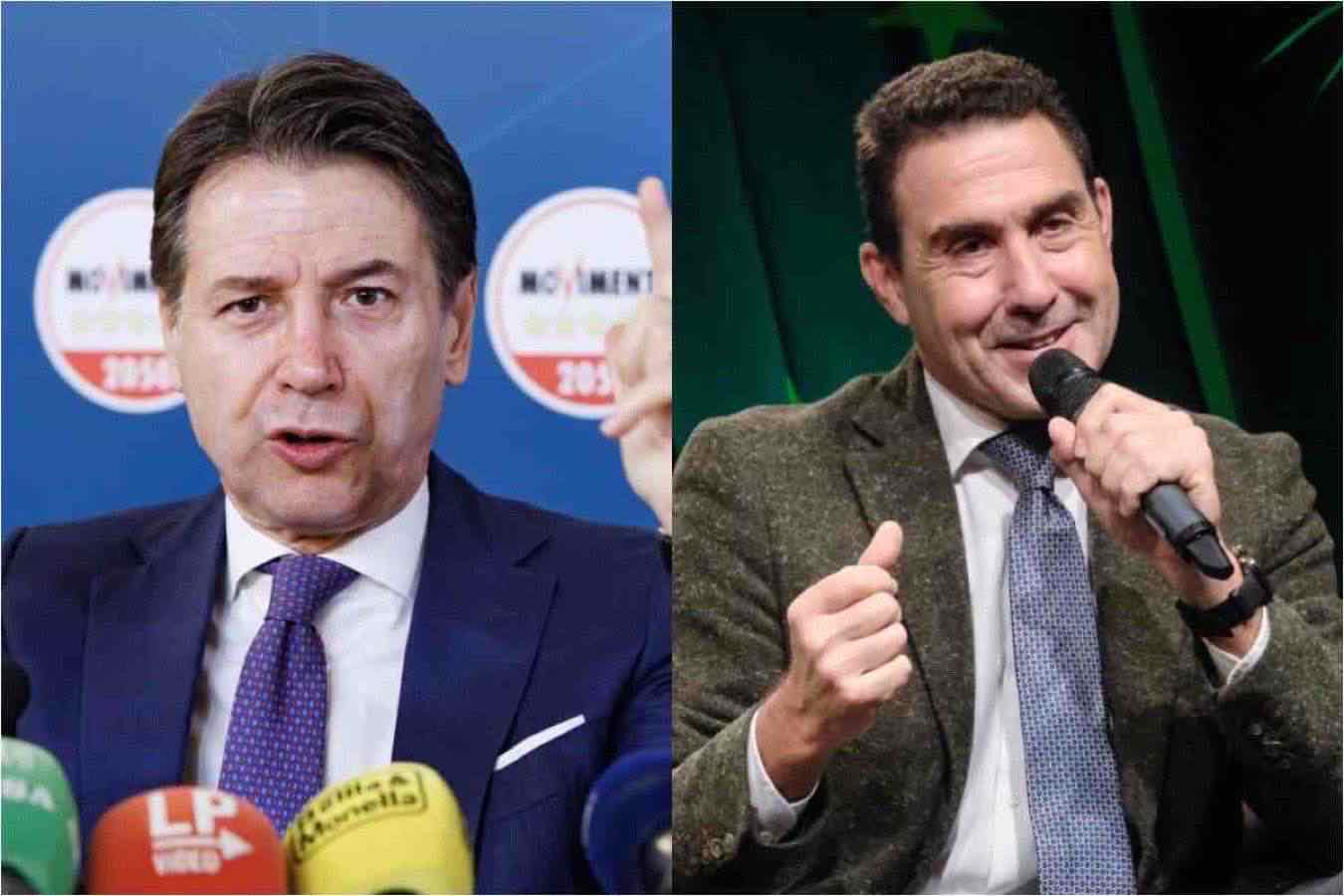 Giuseppe Conte e Roberto Vannacci