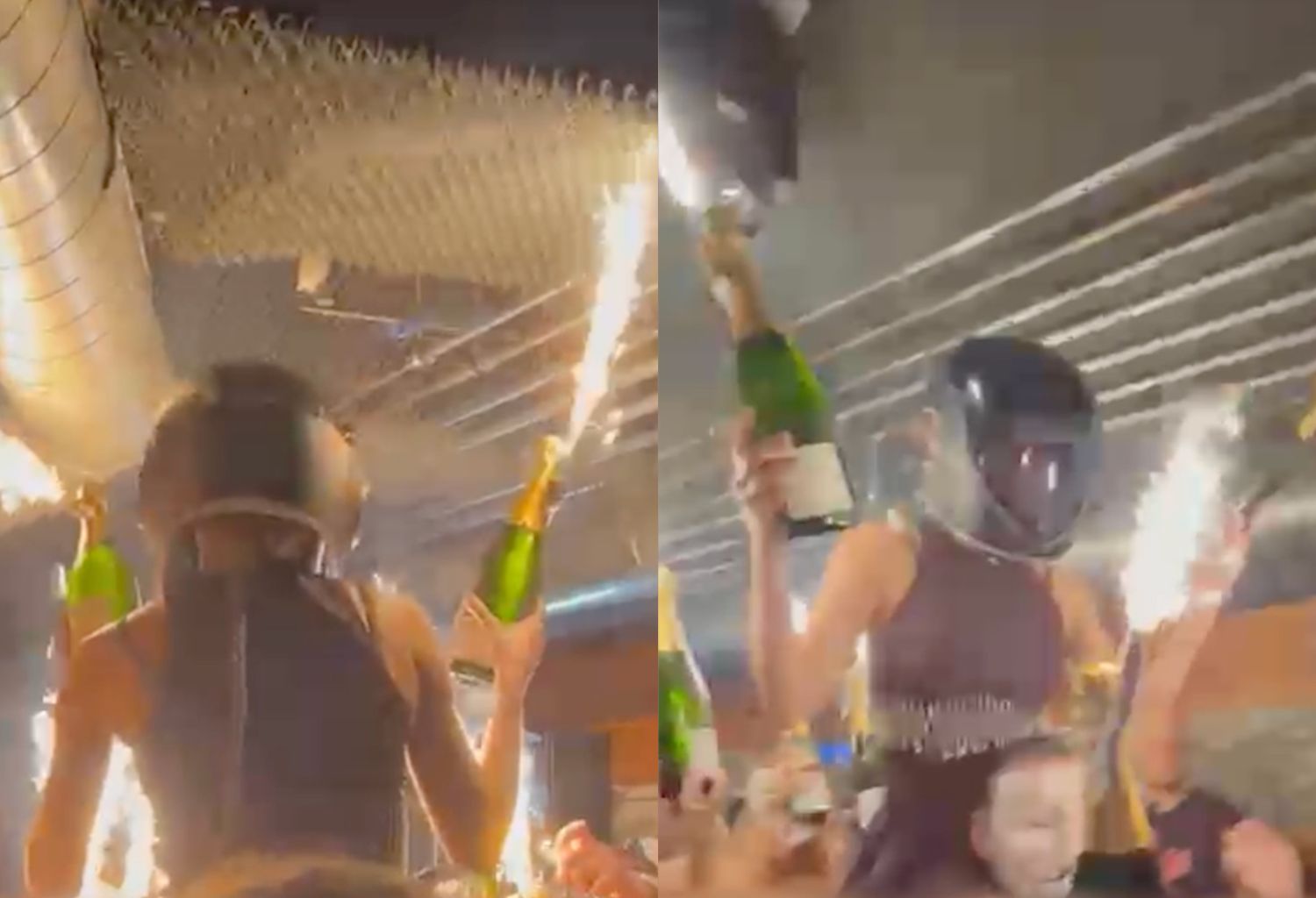 Inizio incendio Crans-Montana