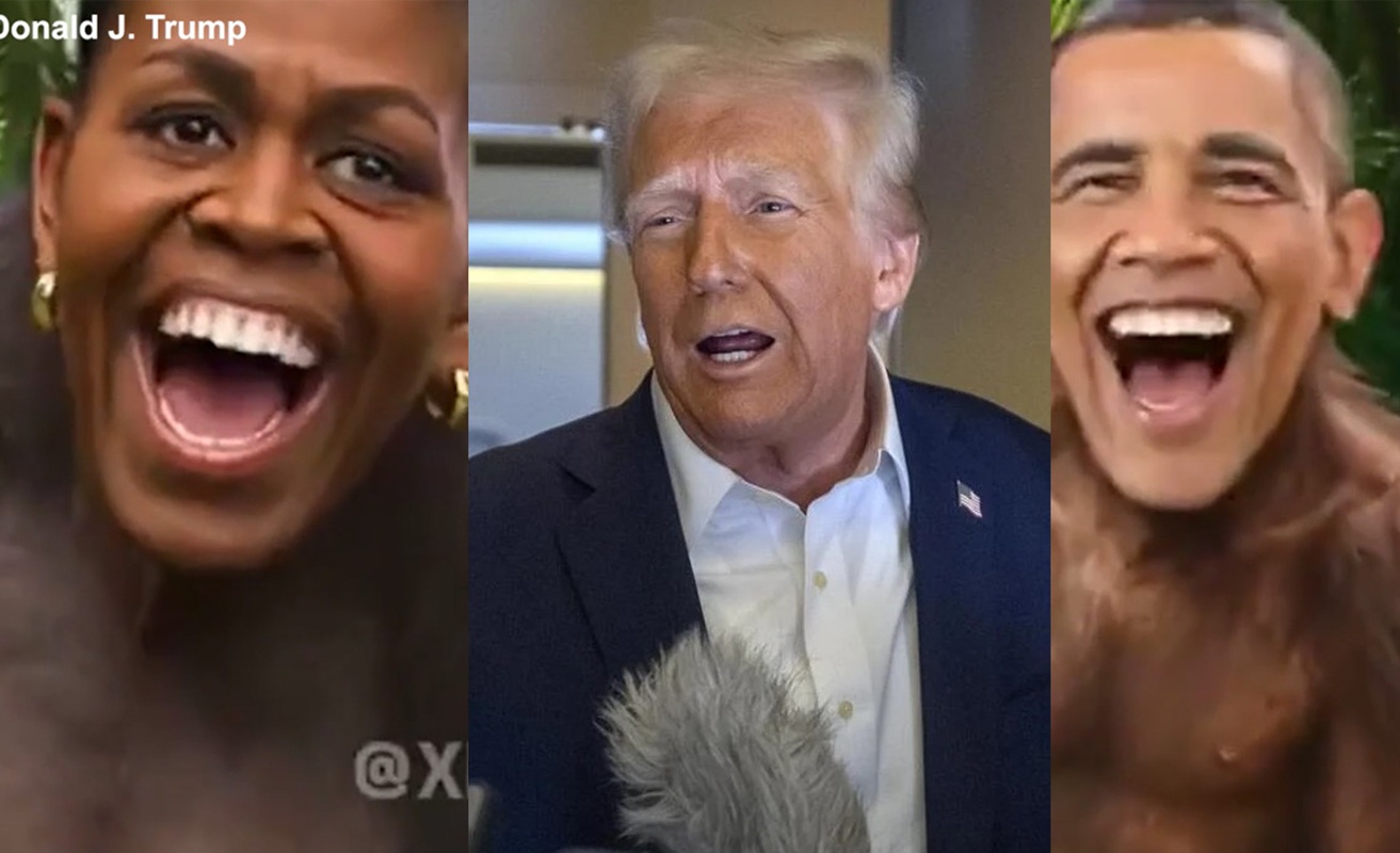 donald trump video razzista obama scusa