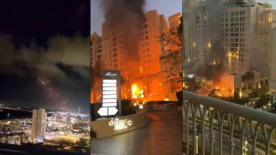 esplosioni dubai the palm